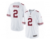 Men's Nike San Francisco 49ers #2 Brian Hoyer Limited White NFL Jersey