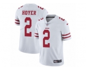 Men's Nike San Francisco 49ers #2 Brian Hoyer Vapor Untouchable Limited White NFL Jersey