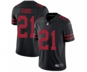 Men's Nike San Francisco 49ers #21 Frank Gore Black Vapor Untouchable Limited Player NFL Jersey