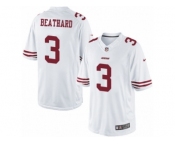 Men's Nike San Francisco 49ers #3 C. J. Beathard Limited White NFL Jersey