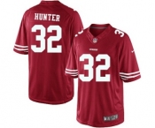 Men's Nike San Francisco 49ers #32 Kendall Hunter Limited Red Team Color NFL Jersey
