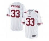 Men's Nike San Francisco 49ers #33 Joe Williams Limited White NFL Jersey