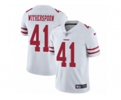 Men's Nike San Francisco 49ers #41 Ahkello Witherspoon Vapor Untouchable Limited White NFL Jersey