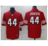 Men's Nike San Francisco 49ers #44 Kyle Juszczyk Red Team Color Vapor Untouchable Limited Jersey