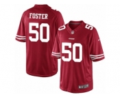 Men's Nike San Francisco 49ers #50 Reuben Foster Limited Red Team Color NFL Jersey