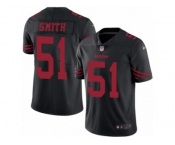 Men's Nike San Francisco 49ers #51 Malcolm Smith Limited Black Rush NFL Jersey