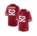 Men's Nike San Francisco 49ers #52 Ahkello Witherspoon Limited Red Team Color NFL Jersey