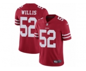 Men's Nike San Francisco 49ers #52 Patrick Willis Vapor Untouchable Limited Red Team Color NFL Jersey
