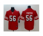 Men's Nike San Francisco 49ers #56 Reuben Foster Limited red Rush Vapor Untouchable NFL Jerseys