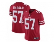Men's Nike San Francisco 49ers #57 Eli Harold Vapor Untouchable Limited Red Team Color NFL Jersey