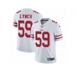 Men's Nike San Francisco 49ers #59 Aaron Lynch Vapor Untouchable Limited White NFL Jersey