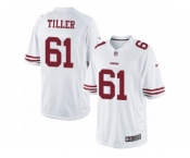 Men's Nike San Francisco 49ers #61 Andrew Tiller Limited White NFL Jersey