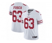 Men's Nike San Francisco 49ers #63 Brandon Fusco Vapor Untouchable Limited White NFL Jersey