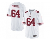Men's Nike San Francisco 49ers #64 Mike Purcell Limited White NFL Jersey
