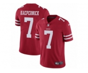 Men's Nike San Francisco 49ers #7 Colin Kaepernick Vapor Untouchable Limited Red Team Color NFL Jersey