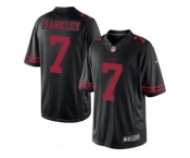 Men's Nike San Francisco 49ers #7 Matt Barkley Limited Black NFL Jersey