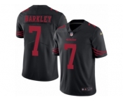 Men's Nike San Francisco 49ers #7 Matt Barkley Limited Black Rush NFL Jersey