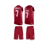 Men's Nike San Francisco 49ers #7 Matt Barkley Limited Red Tank Top Suit NFL Jersey