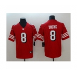 Men's Nike San Francisco 49ers #8 Steve Young Limited red Rush Vapor Untouchable NFL Jerseys