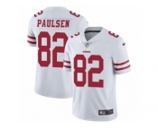 Men's Nike San Francisco 49ers #82 Logan Paulsen Vapor Untouchable Limited White NFL Jersey