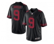 Men's Nike San Francisco 49ers #9 Robbie Gould Limited Black NFL Jersey