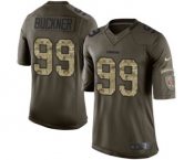 Men's Nike San Francisco 49ers #99 DeForest Buckner Limited Green Salute to Service NFL Jersey