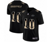 Men's San Francisco 49ers #10 Jimmy Garoppolo Limited Black Statue of Liberty Football Jersey