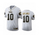 Men's San Francisco 49ers #10 Jimmy Garoppolo Limited White Golden Edition Football Jersey