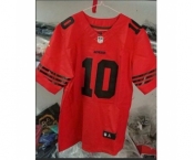 Men's San Francisco 49ers #10 Jimmy Garoppolo red black Jersey