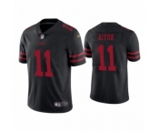 Men's San Francisco 49ers #11 Brandon Aiyuk Black Vapor Untouchable Limited Player Football Jersey