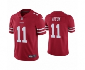 Men's San Francisco 49ers #11 Brandon Aiyuk Red Team Color Vapor Untouchable Limited Player Football Jersey