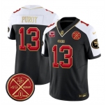Men's San Francisco 49ers #13 Brock Purdy Black Alternate F.U.S.E. 1-Star C With Est.1946 Patch Vapor Limited Football Stitched Jersey