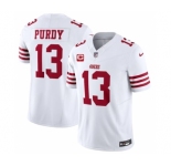 Men's San Francisco 49ers #13 Brock Purdy White 2023 F.U.S.E. With 1-Star C Patch Vapor Untouchable Limited Football Stitched Jersey
