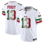 Men's San Francisco 49ers #13 Brock Purdy White 2025 F.U.S.E. Mexico Vapor Limited Football Stitched Jersey