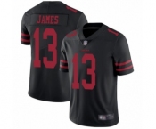 Men's San Francisco 49ers #13 Richie James Black Vapor Untouchable Limited Player Football Jersey