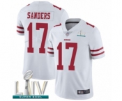 Men's San Francisco 49ers #17 Emmanuel Sanders White Vapor Untouchable Limited Player Super Bowl LIV Bound Football Jersey