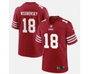Men's San Francisco 49ers #18 Mitch Wishnowsky 2022 Red Vapor Untouchable Stitched Football Jersey