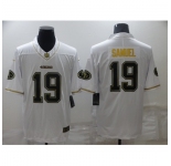 Men's San Francisco 49ers #19 Deebo Samuel Nike White-Gold Limited Player Jersey