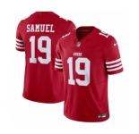 Men's San Francisco 49ers #19 Deebo Samuel Red 2023 F.U.S.E. Vapor Untouchable Limited Stitched Football Jersey