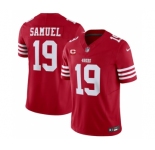 Men's San Francisco 49ers #19 Deebo Samuel Red 2023 F.U.S.E. With 1-Star C Patch Vapor Untouchable Limited Football Stitched Jersey