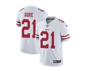 Men's San Francisco 49ers #21 Frank Gore White Vapor Untouchable Limited Stitched Jersey