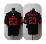 Men's San Francisco 49ers #23 Christian McCaffrey 2022 Black Vapor Untouchable Stitched Jersey