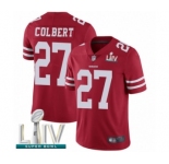 Men's San Francisco 49ers #27 Adrian Colbert Red Team Color Vapor Untouchable Limited Player Super Bowl LIV Bound Football Jersey