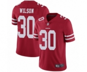 Men's San Francisco 49ers #30 Jeff Wilson Red Team Color Vapor Untouchable Limited Player Football Jersey