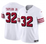Men's San Francisco 49ers #32 Patrick Taylor Jr New White 2024 F.U.S.E. Vapor Untouchable Limited Stitched Football Jersey