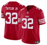 Men's San Francisco 49ers #32 Patrick Taylor Jr Red 2024 F.U.S.E. Vapor Untouchable Limited Stitched Football Jersey