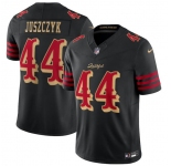 Men's San Francisco 49ers #44 Kyle Juszczyk Black 2025 F.U.S.E. “Rivalries” Vapor Limited Football Stitched Jersey