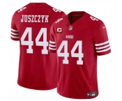 Men's San Francisco 49ers #44 Kyle Juszczyk Red 2025 F.U.S.E. With 2-Star C Patch Vapor Untouchable Limited Stitched Football Jersey