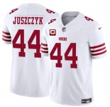 Men's San Francisco 49ers #44 Kyle Juszczyk White 2025 F.U.S.E. With 2-Star C Patch Vapor Untouchable Limited Stitched Football Jersey