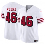 Men's San Francisco 49ers #46 Jon Weeks New White 2025 F.U.S.E. Vapor Untouchable Limited Football Stitched Jersey